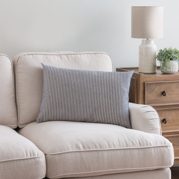 Click to view product details and reviews for Chenille Striped Rectangular Cushion Cover.