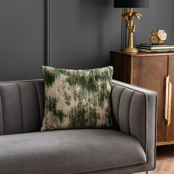 Click to view product details and reviews for Distressed Cut Velvet Cush Square Cushion.