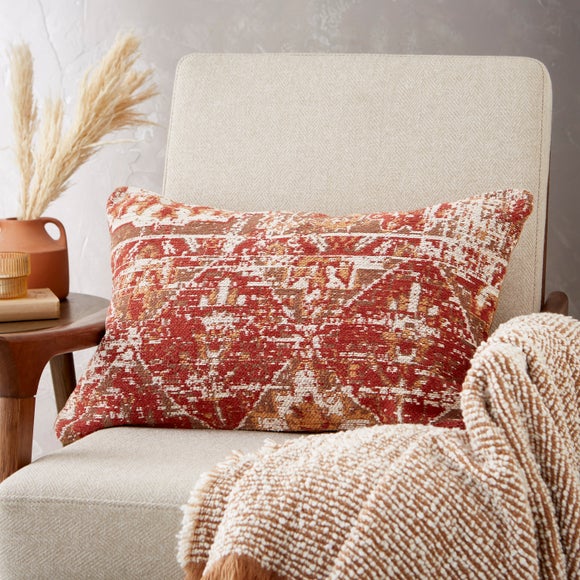 Click to view product details and reviews for Distressed Chenille Cotton Rectangle Cushion.