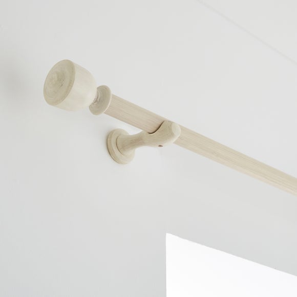 Tulip Urn Wood Curtain Pole