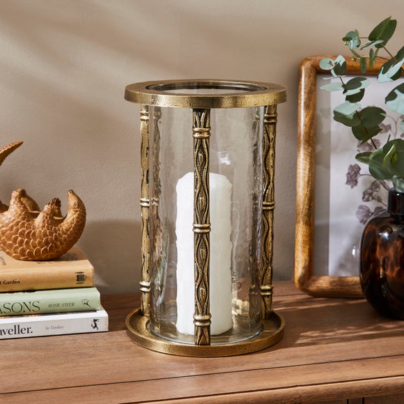 Click to view product details and reviews for Architectural Gold Hurricane Candle Holder. Click to view product details and reviews for Architectural Gold Hurricane Candle Holder.