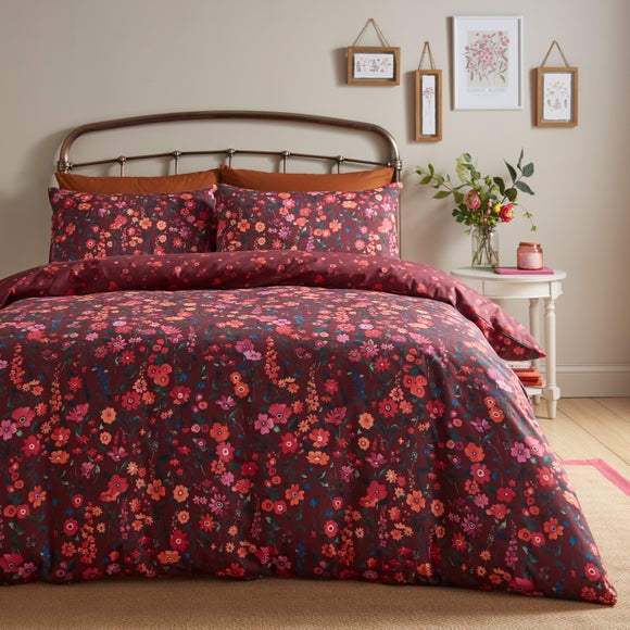 Meadow Floral Polycotton Duvet Cover Pillowcase Set