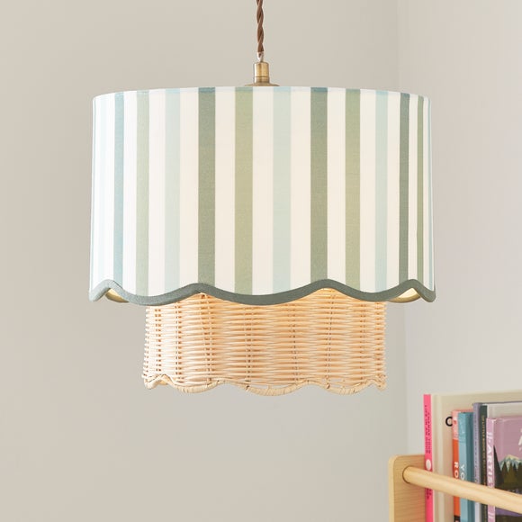 Stripe Scallop Easy Fit Lamp Shade