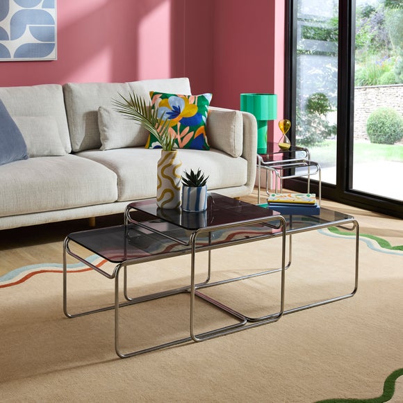 Click to view product details and reviews for Elements Ferguson Nest Of Coffee Tables.