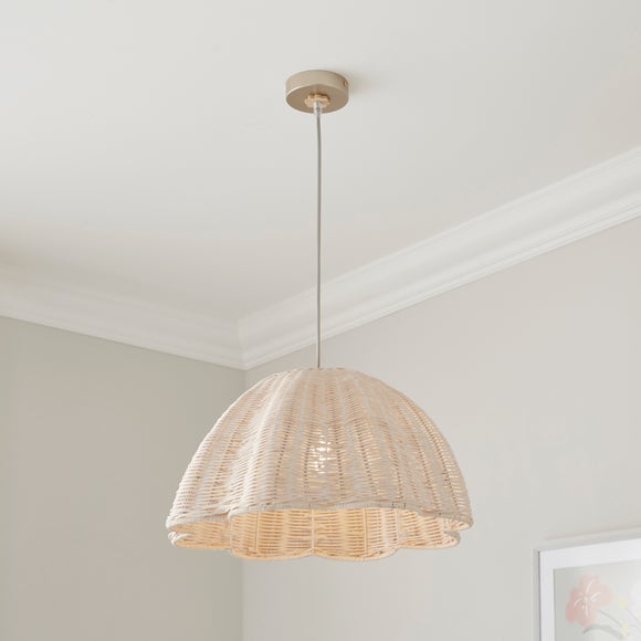 Amaria Scallop Adjustable Pendant Light
