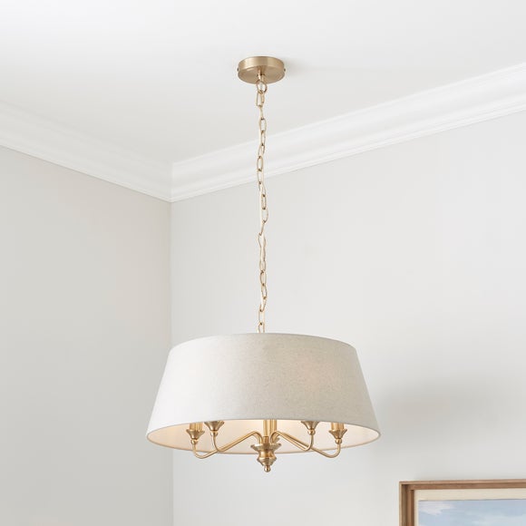 Enid 5 Light Adjustable Chandelier