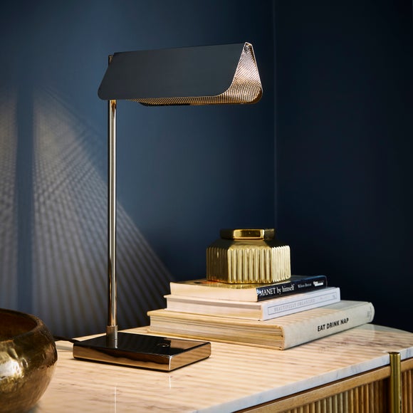 Hotel Langham Banker Touch Dimmable Table Lamp