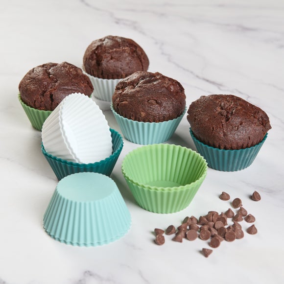 Pack of 12 Silicone Muffin Cases
