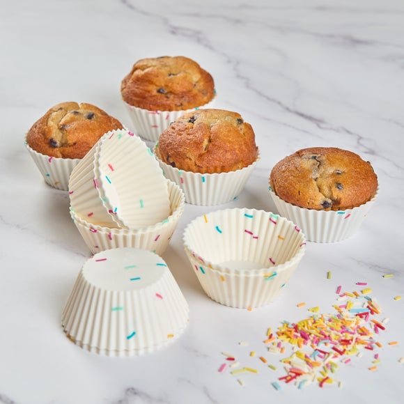 Click to view product details and reviews for Pack Of 12 Silicone Sprinkle Muffin Cases. Click to view product details and reviews for Pack Of 12 Silicone Sprinkle Muffin Cases.