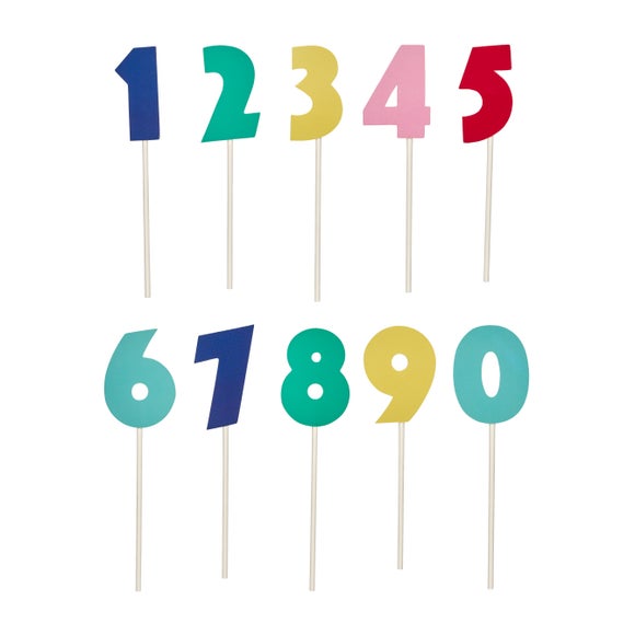 Click to view product details and reviews for Set Of 10 Number Cake Toppers. Click to view product details and reviews for Set Of 10 Number Cake Toppers.