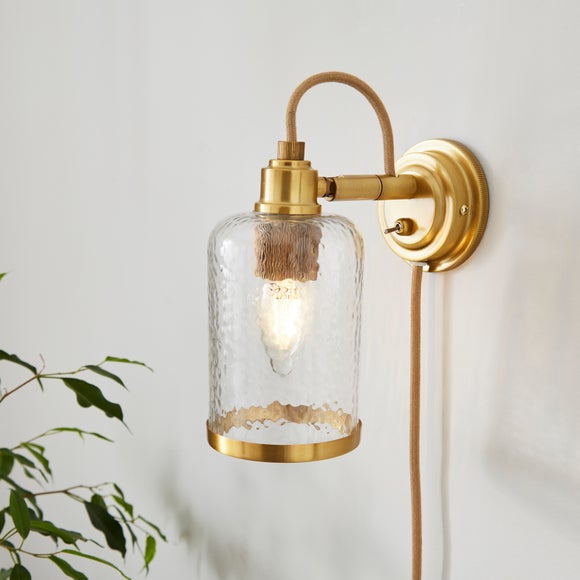 Churchgate Sharnford Adjustable Plug In Wall Light