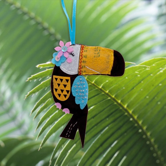 View Make Your Own Toucan Felt Decoration Kit View Make Your Own Toucan Felt Decoration Kit