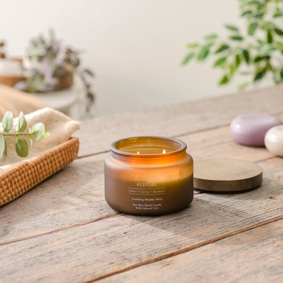 Click to view product details and reviews for Restore Multi Wick Crackle Candle.