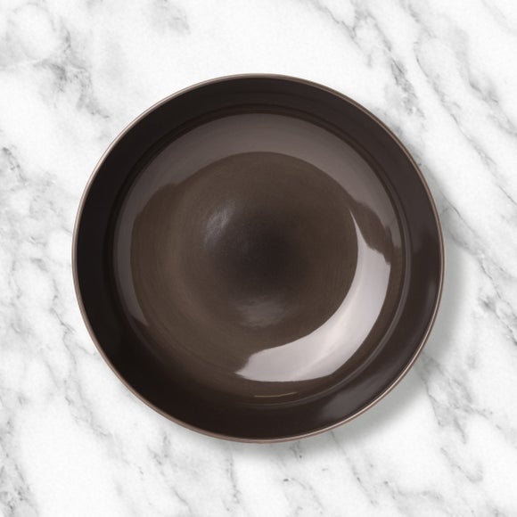 Click to view product details and reviews for Grey Reactive Stoneware Serving Bowl.