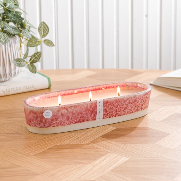 Click to view product details and reviews for Churchgate Ceramic Glaze Mulberry Geranium Multi Wick Candle. Click to view product details and reviews for Churchgate Ceramic Glaze Mulberry Geranium Multi Wick Candle.