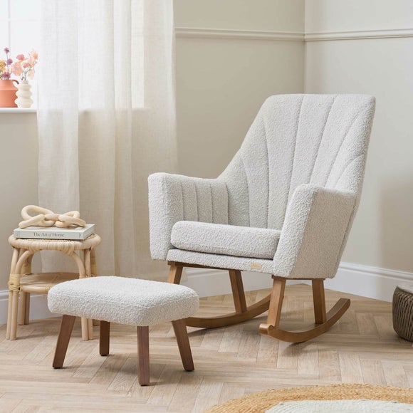 Tutti Bambini Jonah Luxe Rocking Chair And Foot Stool