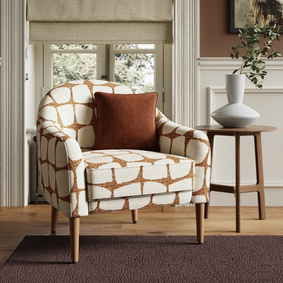 Kaspar Modern Jacquard Tub Chair