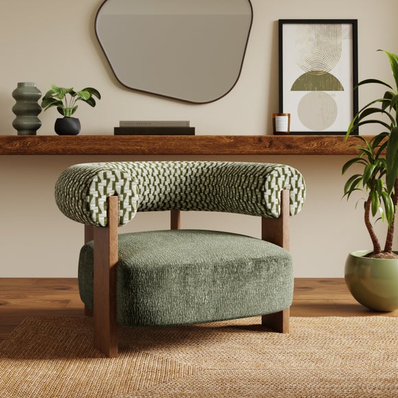 Fallon Cut Velvet Accent Chair