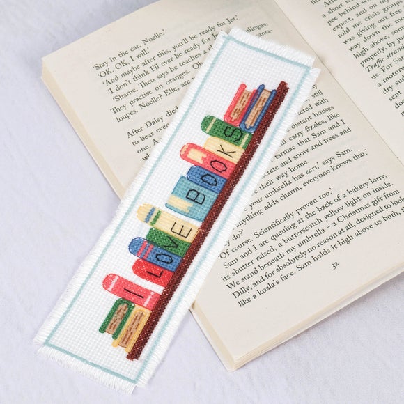 View Books Bookmark Cross Stitch Kit View Books Bookmark Cross Stitch Kit