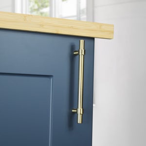 Set Of 2 Smooth T Bar Cabinet Handles
