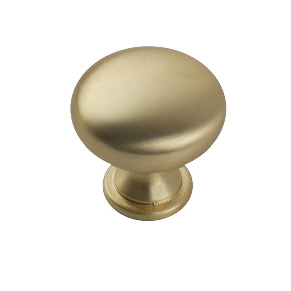 Set of 2 Smooth Slim Cupboard Door Knobs