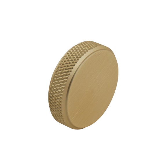 Set Of 2 Knurled Edge Coin Cupboard Door Knobs