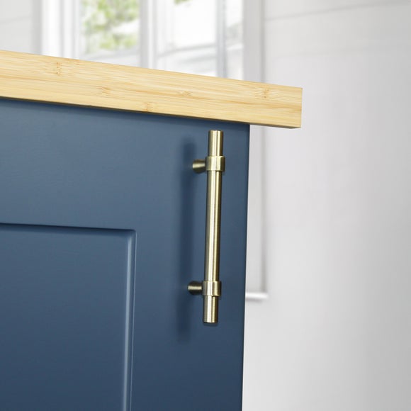 Set of 2 Smooth T Bar Cabinet Handles