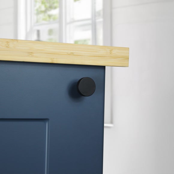 Set of 2 Smooth Round Cupboard Door Knobs