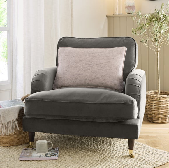 Churchgate Swithland Herringbone Rectangle Cushion Cover