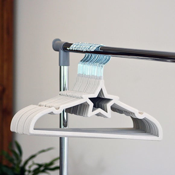 Click to view product details and reviews for Set Of 25 Kids Flocked Star Shaped Hangers. Click to view product details and reviews for Set Of 25 Kids Flocked Star Shaped Hangers.