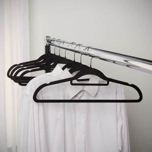 Set Of 10 Flocked Hangers