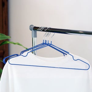Set Of 5 Coated Wire Hangers