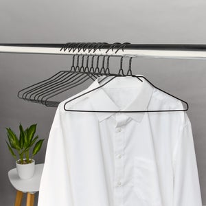 Set Of 10 Wire Storeaway Hangers