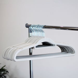 Set Of 25 Flocked Hangers