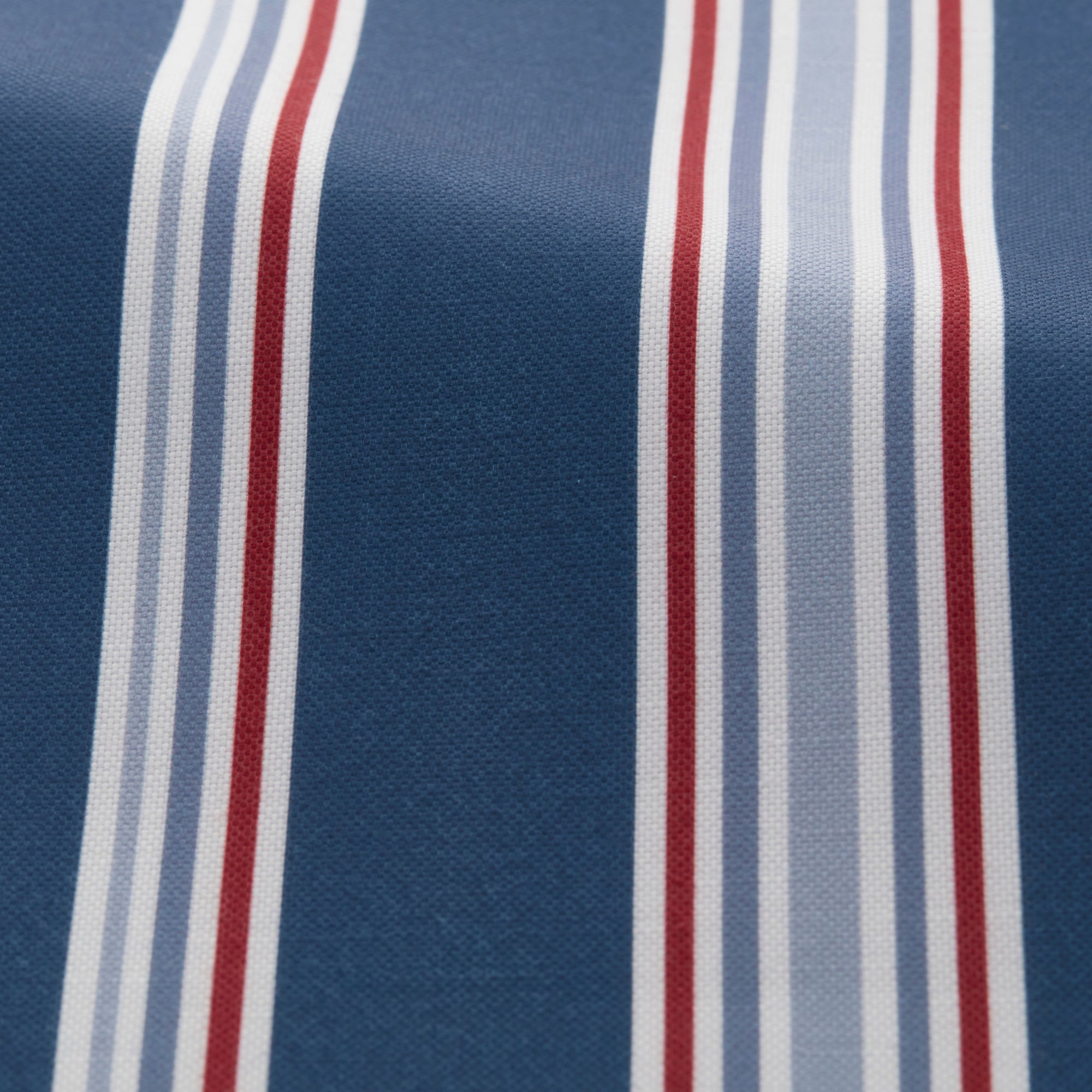 Nautical Stripe Fire Retardant Made to Measure Fabric Sample Nautical Stripe