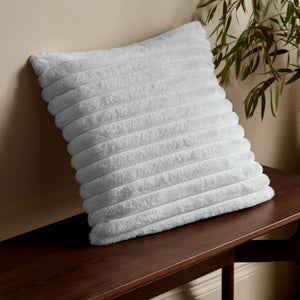 Catherine Lansfield Cosy Ribbed Square Cushion
