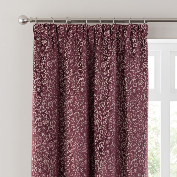 Madeline Velvet Pencil Pleat Curtains