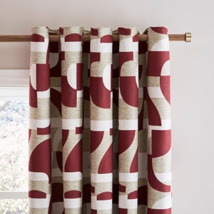 Sawyer Jacquard Eyelet Curtains