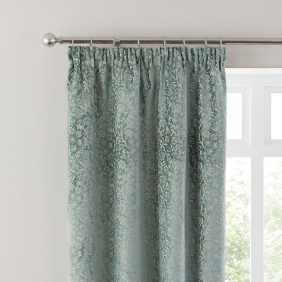 Madeline Velvet Pencil Pleat Curtains