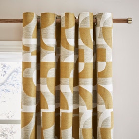 Sawyer Jacquard Eyelet Curtains