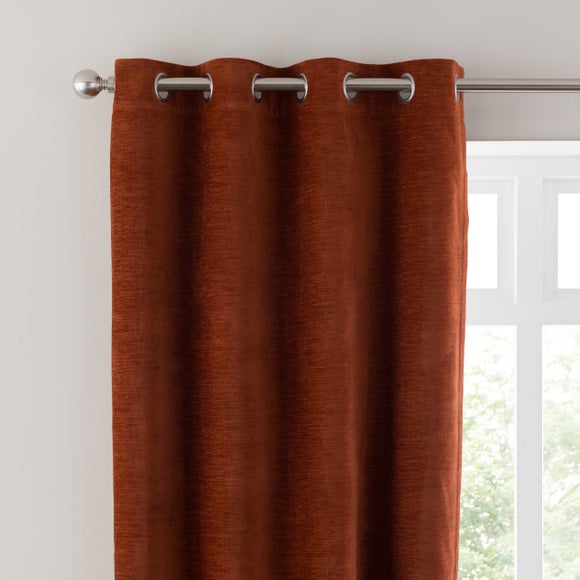 Genoa Chenille Blackout Thermal Eyelet Curtains