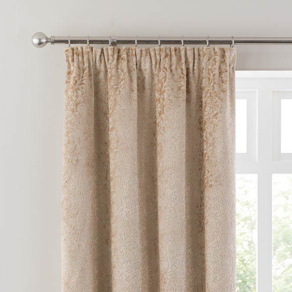 Madeline Velvet Pencil Pleat Curtains