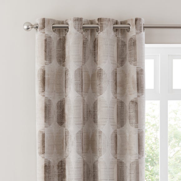 Orion Cut Velvet Eyelet Curtains