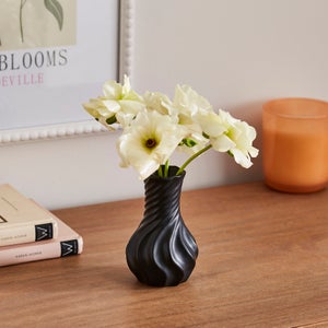 Organic Twist Ceramic Bud Vase