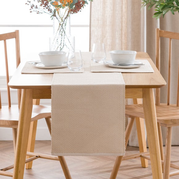 View Stitch Line Cotton Table Runner View Stitch Line Cotton Table Runner