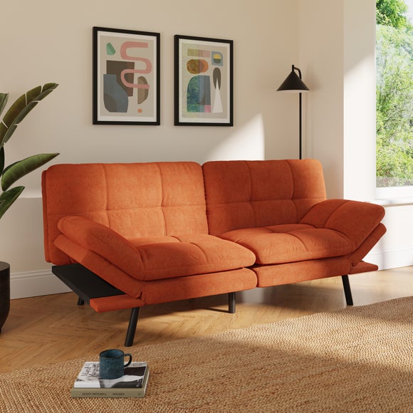 Click to view product details and reviews for Harrison Quilted Chenille Clic Clac Sofa Bed.