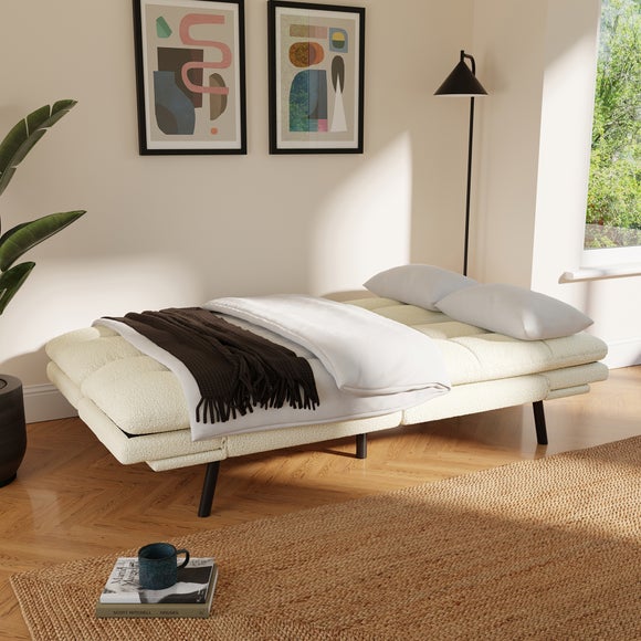 Harrison Quilted Sherpa Clic Clac Sofa Bed