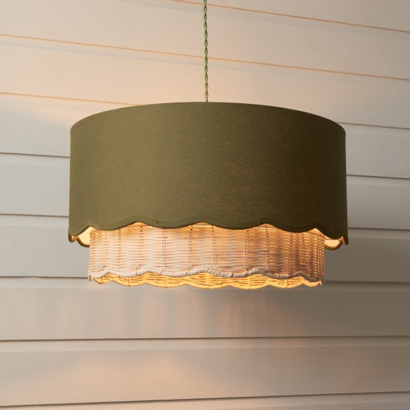 Sofia Rattan Easy Fit Lamp Shade