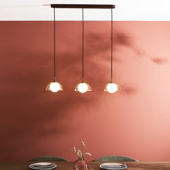 Brigitte 3 Light Adjustable Diner Ceiling Light