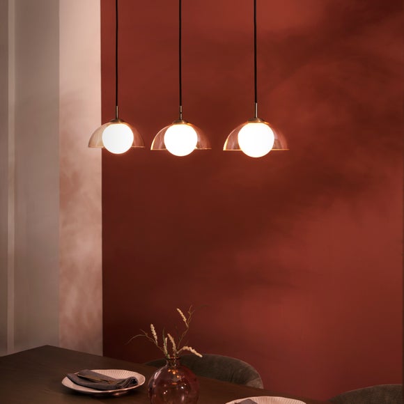 Click to view product details and reviews for Brigitte 3 Light Adjustable Diner Ceiling Light.